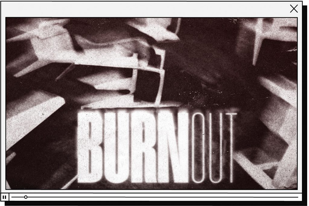 Fotograma del cortometraje indie Burnout