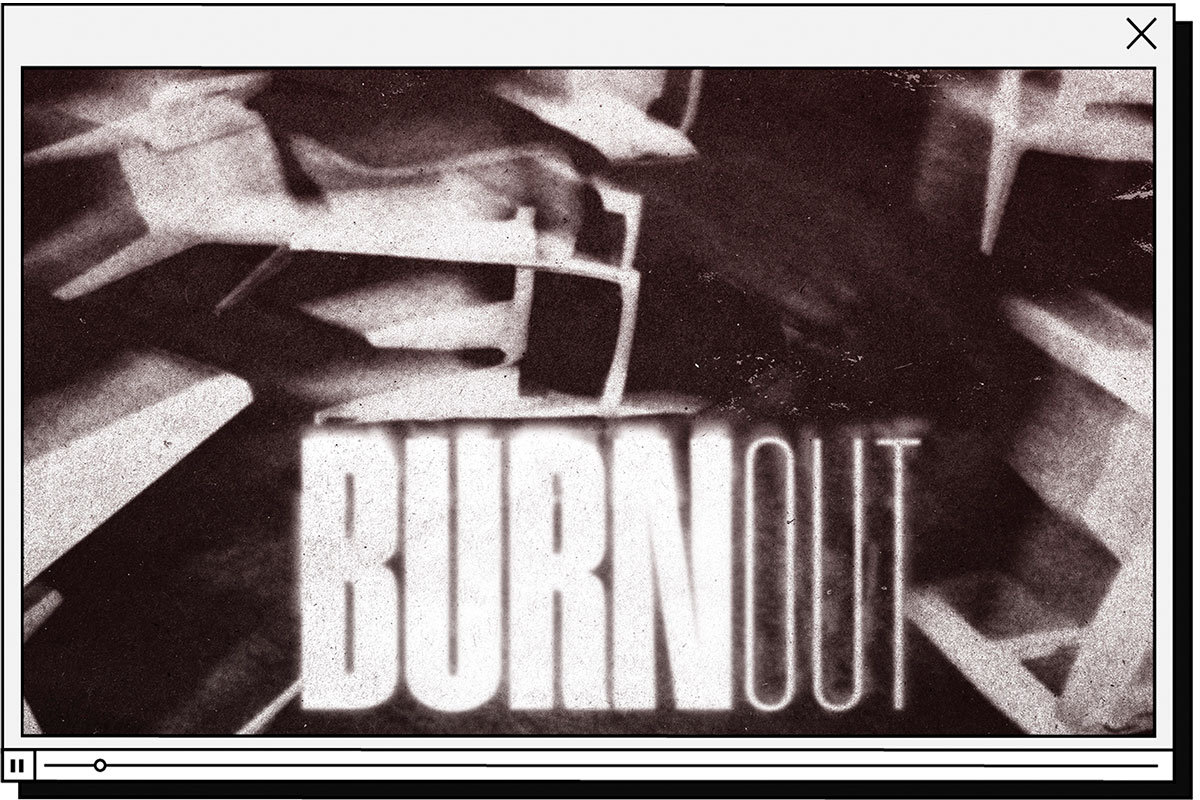Fotograma del cortometraje indie Burnout